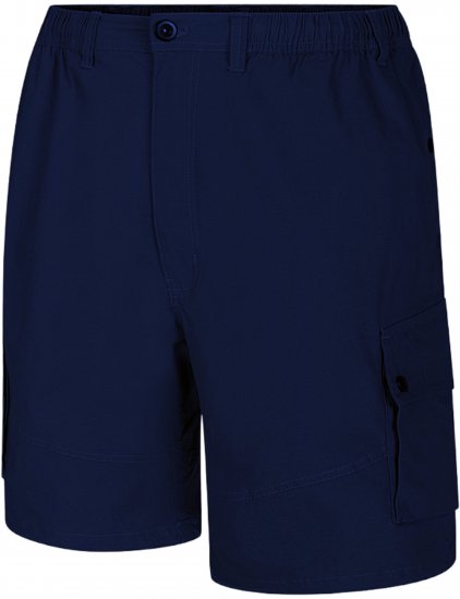 Espionage ST066 Stretch Poplin Cargo Shorts Dark Navy - Korte broeken - Grote Maten Korte Broeken Heren