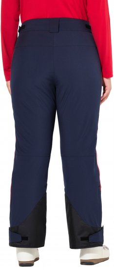 Ulla Popken Performance Trousers Waterproof Zip Pockets Snow Gaiter Navy - Jeans & Broeken in Grote Maten – Plus Size - 
