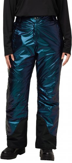Ulla Popken Ski Pants Water-Repellent Mother-Of-Pearl Velcro Closure Snow Gaiter Blue - Jeans & Broeken in Grote Maten – Plus Size - 