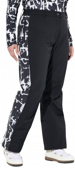 Ulla Popken Hyprar Functional Trousers Waterproof Velcro Closure Snow Gaiter Black - Jeans & Broeken in Grote Maten – Plus Size - 