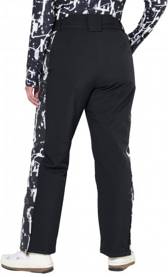 Ulla Popken Hyprar Functional Trousers Waterproof Velcro Closure Snow Gaiter Black - Jeans & Broeken in Grote Maten – Plus Size - 