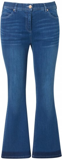 Ulla Popken Stretch Fit Bootcut Jeans Blue Denim - Jeans & Broeken in Grote Maten – Plus Size - 