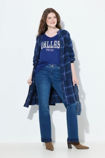 Ulla Popken Stretch Fit Bootcut Jeans Blue Denim - Ulla Popken - Ulla Popken Grote Maten Kleding