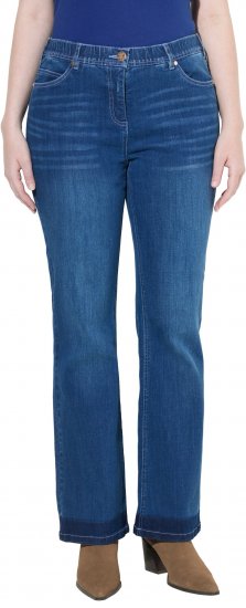 Ulla Popken Stretch Fit Bootcut Jeans Blue Denim - Jeans & Broeken in Grote Maten – Plus Size - 