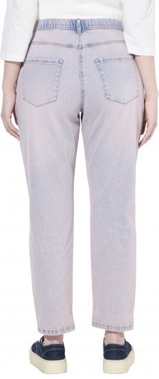 Ulla Popken Dyed Stretch Fit Boyfriend Jeans Light Light Blue Denim - Jeans & Broeken in Grote Maten – Plus Size - 