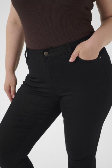 Kaffe Curve Lena Slim Jeans Black Deep - Jeans - 