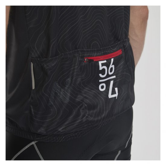 North Latitude Sport Bike Shirt Black - Fietskleding - 