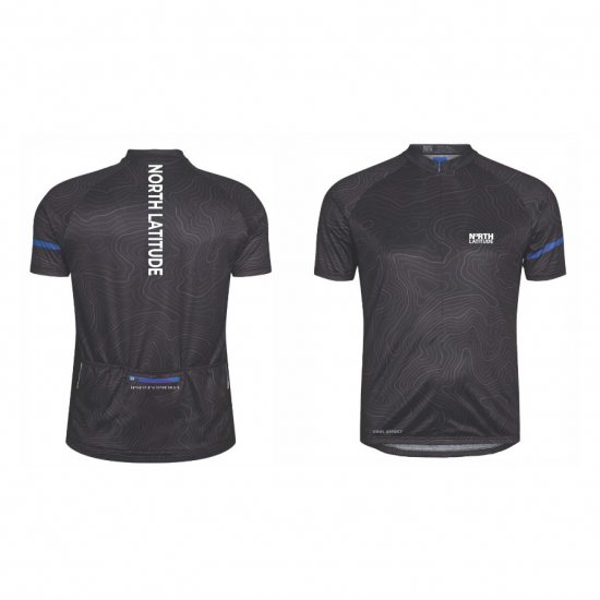 North Latitude Cycling Shirt Black - Fietskleding - 