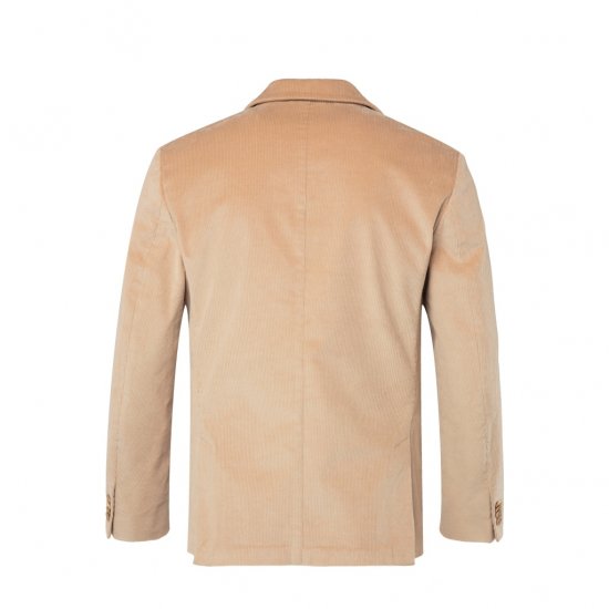 JP1880 Suit Jacket Corduroy Business Sand - Pakken - Grote Maten Kostuum Heren