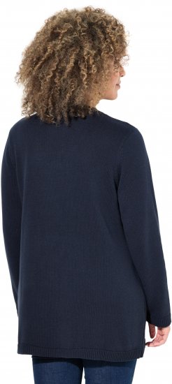 Ulla Popken Gingerbread Man Christmas Sweater Navy - Sweaters & hoodies - 