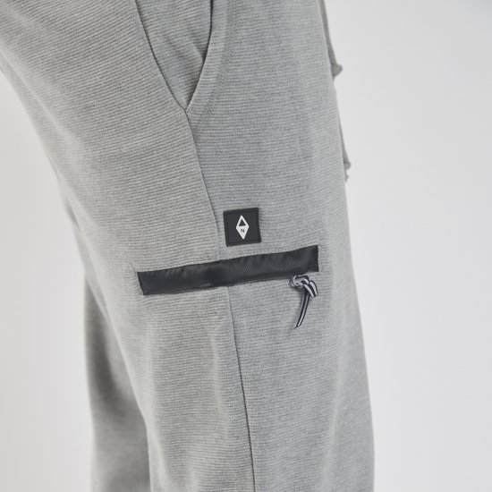 North Latitude Ottoman Sweatpants Mid Grey - Joggingbroeken & shorts - Joggingbroeken & Shorts Heren Grote Maten