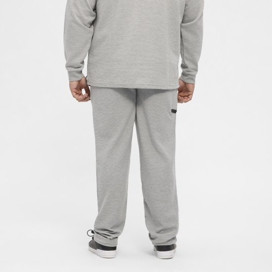 North Latitude Ottoman Sweatpants Mid Grey - Joggingbroeken & shorts - Joggingbroeken & Shorts Heren Grote Maten