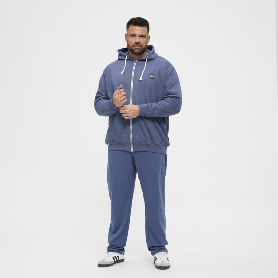 North Latitude Sweat Trousers Blue Melange - Joggingbroeken & shorts - Joggingbroeken & Shorts Heren Grote Maten