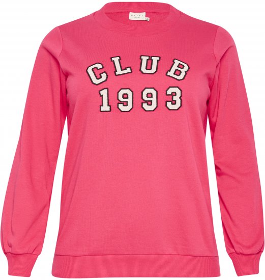 Kaffe Curve Violi Sweatshirt Raspberry Pink - Sweatshirts - 