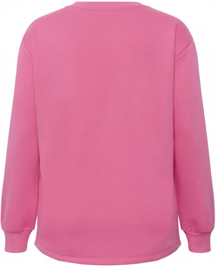 Kaffe Curve Sus Sweatshirt Pink Power - Sweatshirts - 