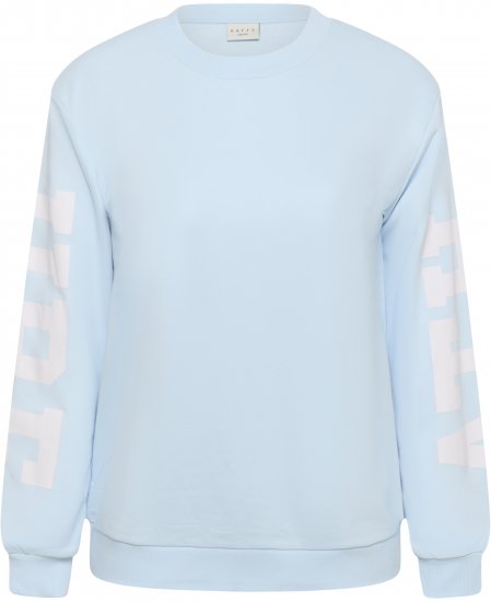 Kaffe Curve Mila Sweatshirt Nantucket Breeze Blue - Sweatshirts - 