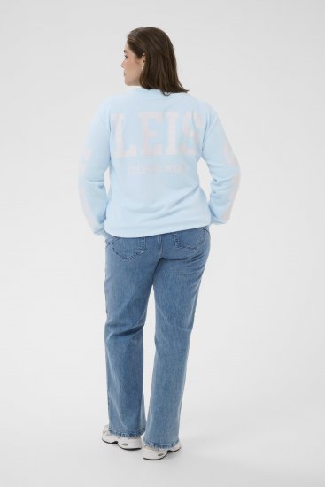 Kaffe Curve Mila Sweatshirt Nantucket Breeze Blue - Sweatshirts - 