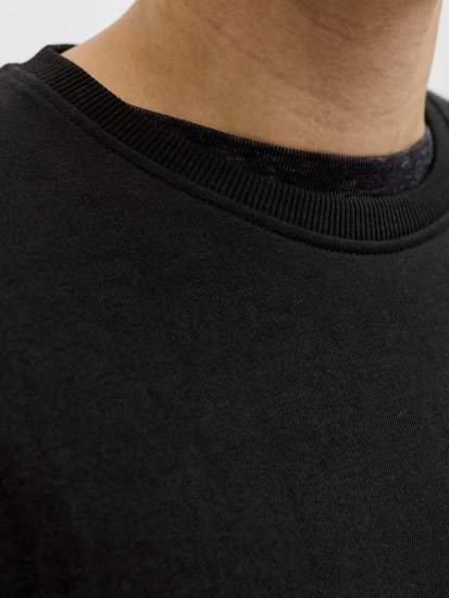 Jack & Jones Brandon Sweatshirt Black - Sweaters & hoodies - Sweaters & Hoodies Grote Maten Heren