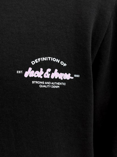 Jack & Jones Brandon Sweatshirt Black - Sweaters & hoodies - Sweaters & Hoodies Grote Maten Heren