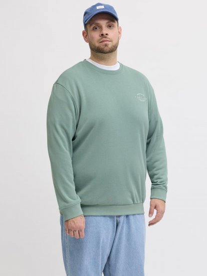 Jack & Jones Brandon Sweatshirt Turquoise - Sweaters & hoodies - Sweaters & Hoodies Grote Maten Heren