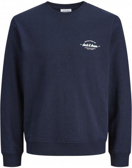 Jack & Jones Brandon Sweatshirt Navy - Sweaters & hoodies - Sweaters & Hoodies Grote Maten Heren