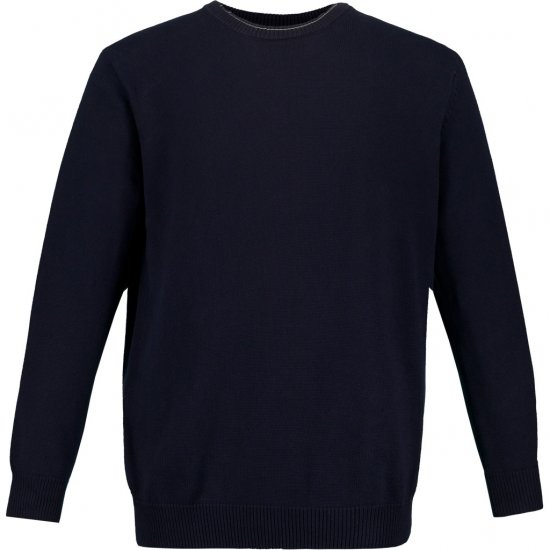 JP1880 Pullover Sweater Dark Navy TALL - HERENKLEDING MT-6XLT - Tall Kleding Heren