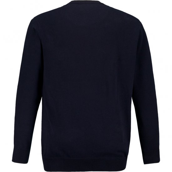 JP1880 Pullover Sweater Dark Navy TALL - HERENKLEDING MT-6XLT - Tall Kleding Heren