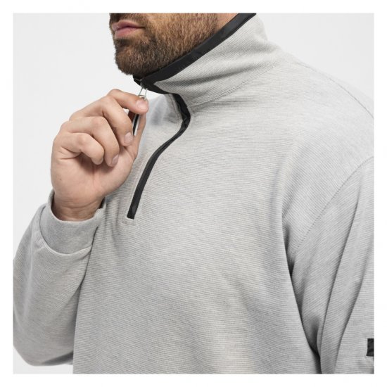 North Latitude Ottoman Sweatshirt Mid Grey - Sweaters & hoodies - Sweaters & Hoodies Grote Maten Heren