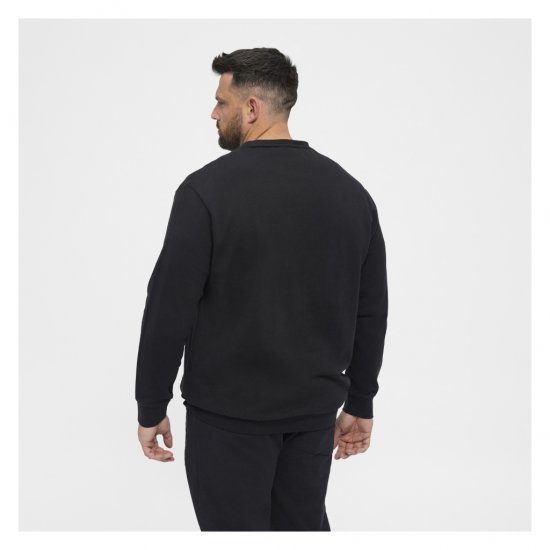 North Latitude Crew Neck Sweatshirt Black - Sweaters & hoodies - Sweaters & Hoodies Grote Maten Heren