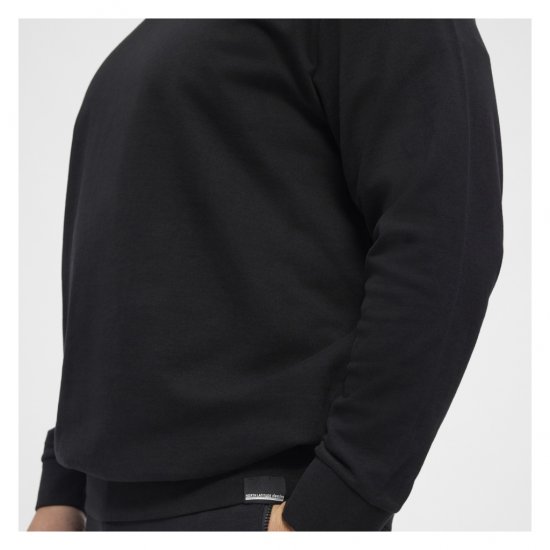 North Latitude Crew Neck Sweatshirt Black - Sweaters & hoodies - Sweaters & Hoodies Grote Maten Heren