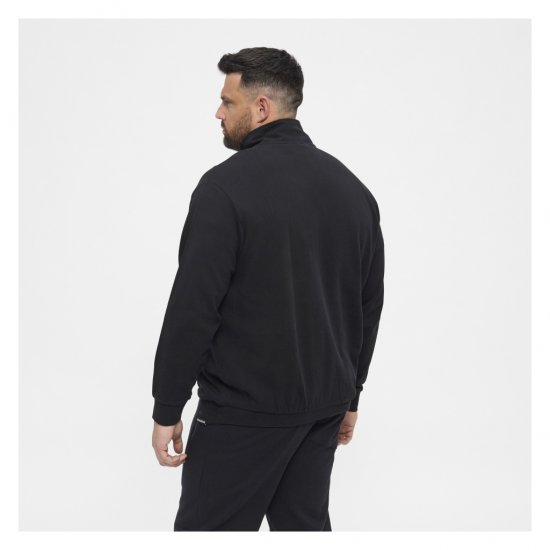 North Latitude Denim Half-Zip Sweatshirt Black - Sweaters & hoodies - Sweaters & Hoodies Grote Maten Heren