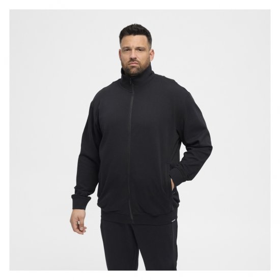 North Latitude Full-Zip Sweatshirt Black - Sweaters & hoodies - Sweaters & Hoodies Grote Maten Heren