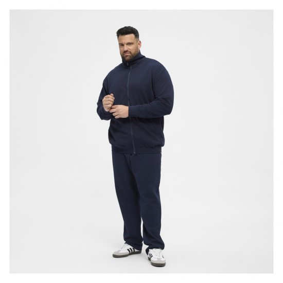 North Latitude Full-Zip Sweatshirt Navy Blue - Sweaters & hoodies - Sweaters & Hoodies Grote Maten Heren