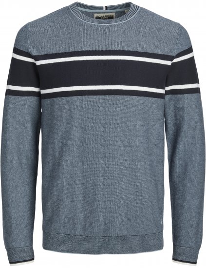 Jack & Jones Logan Spring Knitted Pullover Turquoise - Sweaters & hoodies - Sweaters & Hoodies Grote Maten Heren