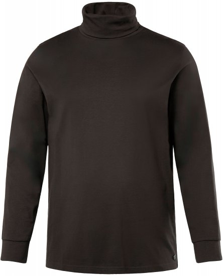 JP1880 Turtleneck Sweatshirt Long Sleeve Dark Brown - Sweaters & hoodies - Sweaters & Hoodies Grote Maten Heren
