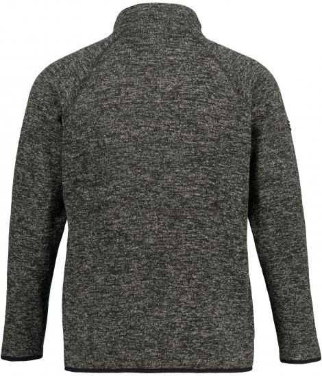 JAY-PI Knitted Fleece Jacket Gray - Jassen - Grote Maten Herenjassen
