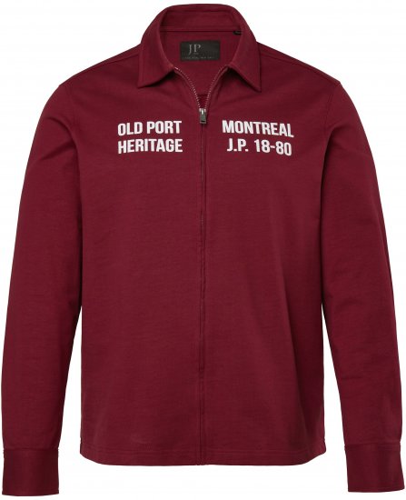 JP1880 Sweatshirt Long Sleeve Boxy Fit Red - Sweaters & hoodies - Sweaters & Hoodies Grote Maten Heren