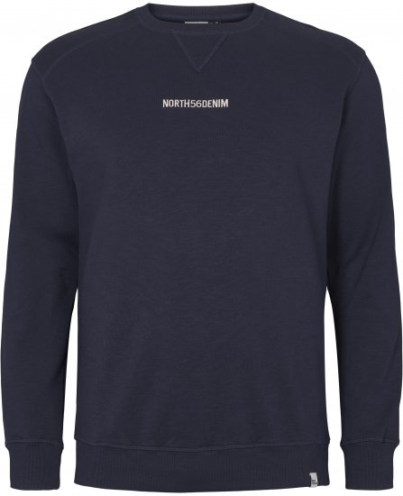 North Latitude Denim Logo Sweatshirt Navy Blue TALL - TALL sweatshirts - 