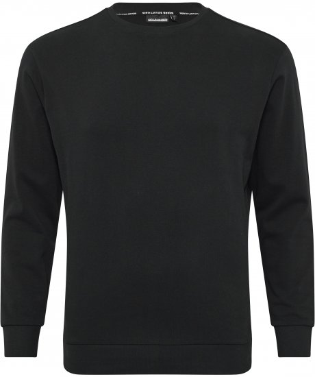 North Latitude Crew Neck Sweatshirt Black - Sweaters & hoodies - Sweaters & Hoodies Grote Maten Heren