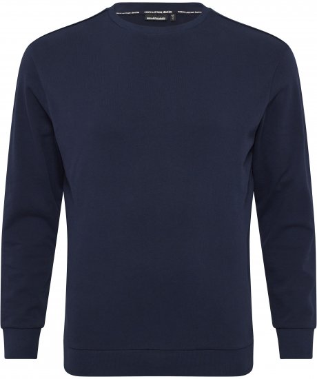 North Latitude Crew Neck Sweatshirt Navy - Sweaters & hoodies - Sweaters & Hoodies Grote Maten Heren