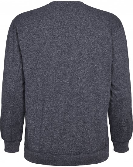 North Latitude O-Neck Sweatshirt Blue Melange TALL - TALL sweatshirts - 