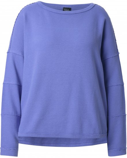 Ulla Popken Inverted Seam Long Sleeve Sweatshirt Lavender - Sweaters & hoodies - 
