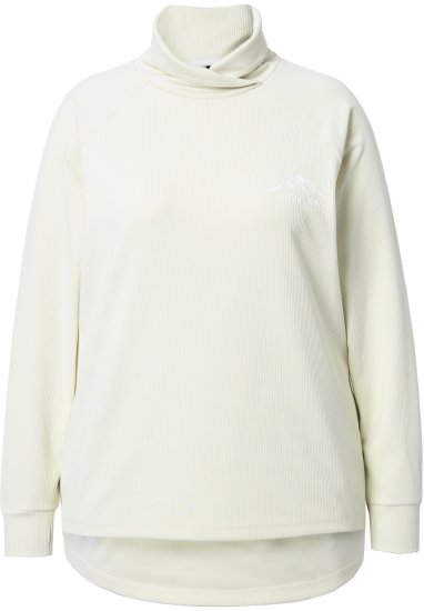 Ulla Popken Antibacterial Sporty Fit Sweatshirt Taupe - Sweaters & hoodies - 