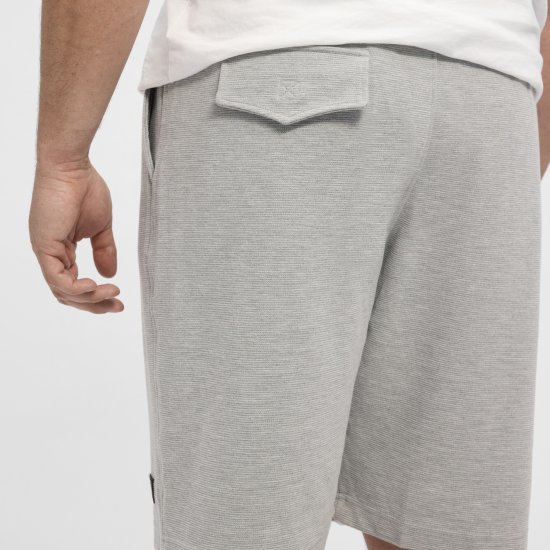 North Latitude Ottoman Sweatshorts Mid Grey - Joggingbroeken & shorts - Joggingbroeken & Shorts Heren Grote Maten
