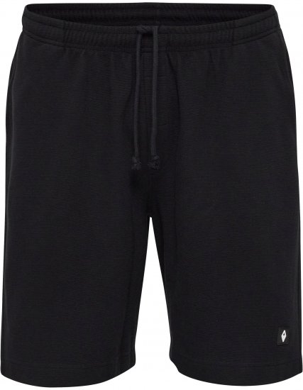 North Latitude Ottoman Sweatshorts Black - Joggingbroeken & shorts - Joggingbroeken & Shorts Heren Grote Maten