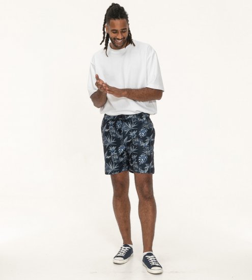 D555 Cleethorpes Hawaii Printed Swimshorts Navy - Zwembroeken - Grote Maten Zwembroeken Heren