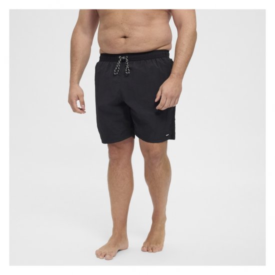 North Latitude Swimshorts Black - Ondergoed & zwem - Grote Maten Ondergoed Heren