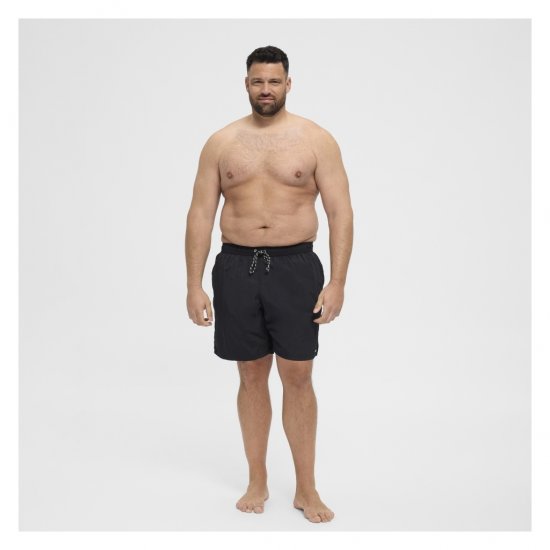 North Latitude Swimshorts Black - Ondergoed & zwem - Grote Maten Ondergoed Heren