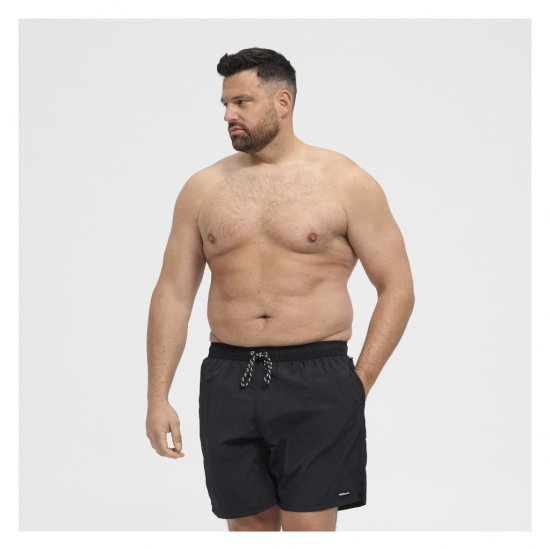 North Latitude Swimshorts Black - Ondergoed & zwem - Grote Maten Ondergoed Heren