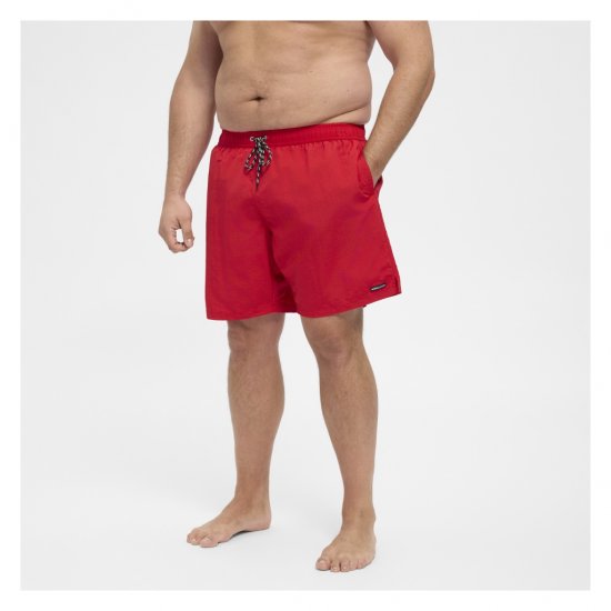 North Latitude Swimshorts Red - Ondergoed & zwem - Grote Maten Ondergoed Heren